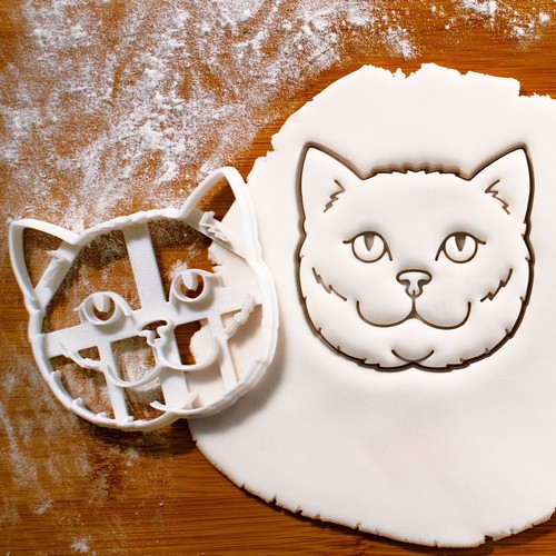Tagliabiscotti gatto british - gatto,