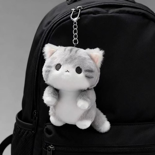 Portachiavi peluche gatto pelo