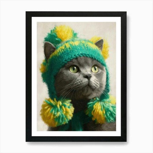 Quadro british shorthair cat - quadro,