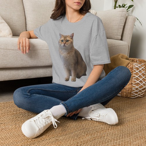Shirt gatto giallo british - giallo,