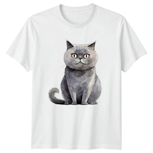 Shirt gatto british - t-shirt,