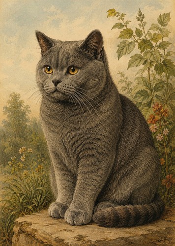 Gatto britannico pelo - gatto, a
